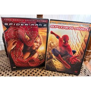 Spider-Man 1 & 2 Full Screen Special Edition DVD Set Tobey Maguire